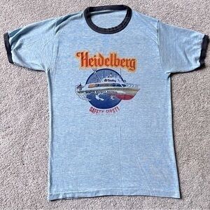 Vintage Heidelberg Safety First ringer T-shirt
